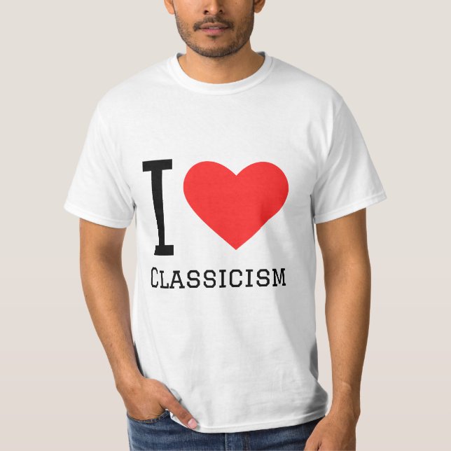 Camiseta Me encanta el clasicismo (Anverso)