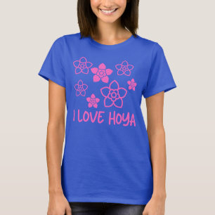 Camiseta Me encanta el coleccionista de plantas Hoya Floral