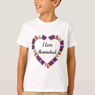 Camiseta Me encanta el colegio de casa, los niños del cole