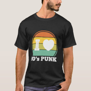 Camiseta Me encanta el concierto Fiesta del Punk Rock Retro