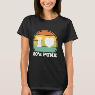 Camiseta Me encanta el concierto Fiesta del Punk Rock Retro