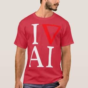 Camiseta Me encanta el contraste de inteligencia artificial