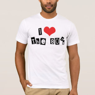 Camiseta Me encanta el corazón de los 80