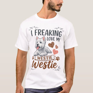 Camiseta Me Encanta el Corazón de Perro Westie_1