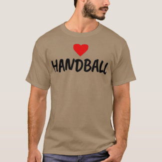 Camiseta Me encanta el corazón del balonmano
