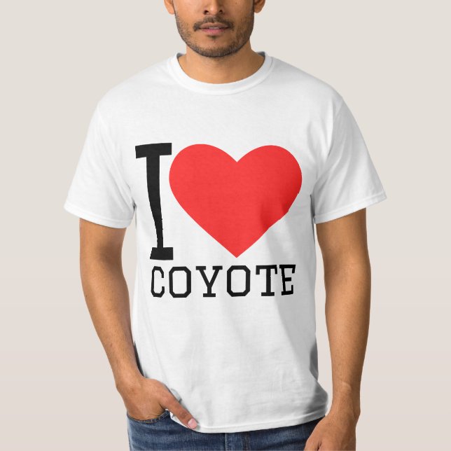 Camiseta Me encanta el coyote (Anverso)