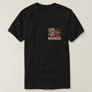 Camiseta Me Encanta El Dachshund De Tiny Wieners Funny