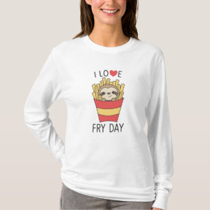 Camiseta Me encanta el día de la frialdad Divertido de las
