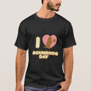 Camiseta Me encanta el Día de la Marmota 2 de febrero Día d