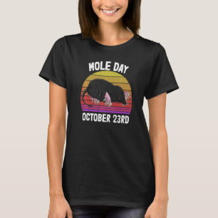 Camiseta Me encanta el Día de los Moles 23 de octubre Los h