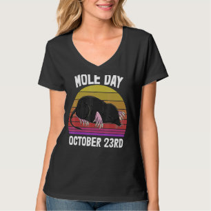 Camiseta Me encanta el Día de los Moles 23 de octubre Los h