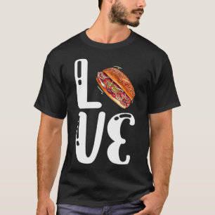 Camiseta Me Encanta El Día Del Sandwich De Hoagie Gracioso