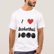 Me encanta el diseño de texto de baloncesto