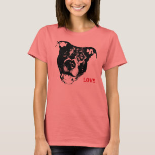 Camiseta Me encanta el diseño del logotipo de Pitbulls - Gu