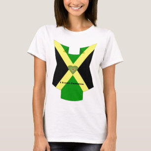 Camiseta Me encanta el diseño del patrón de colores de la b