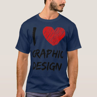 Camiseta Me encanta el diseño gráfico