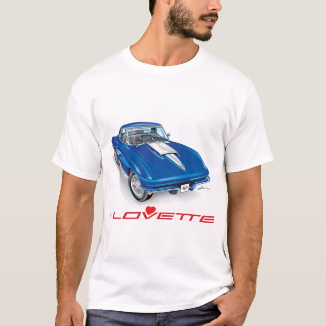 CAMISETA ME ENCANTA EL DISEÑO ÚNICO DE COCHES (Anverso)
