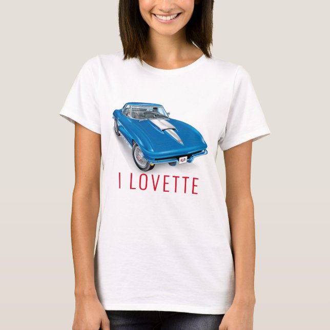 CAMISETA ME ENCANTA EL DISEÑO ÚNICO DE COCHES (Anverso)