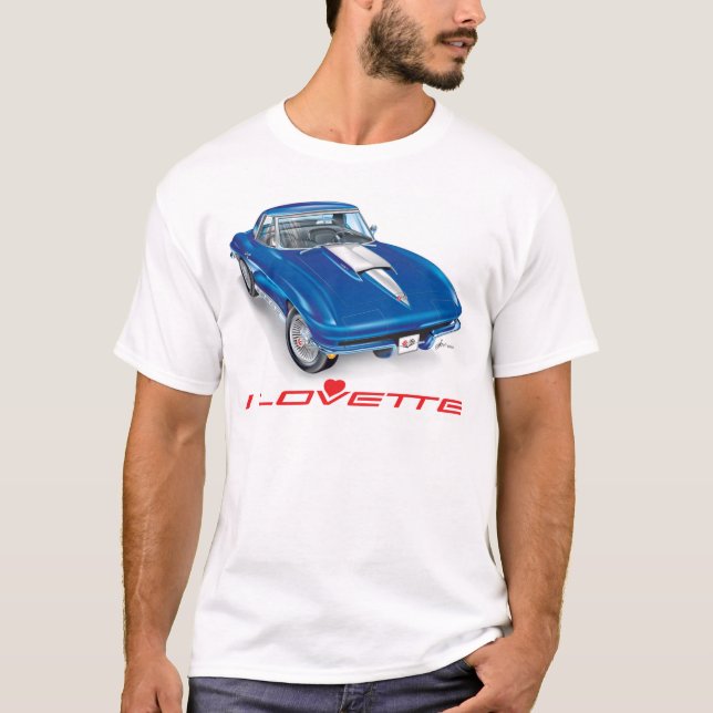 CAMISETA ME ENCANTA EL DISEÑO ÚNICO DE COCHES (Anverso)