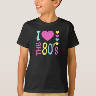 Camiseta Me encanta el disfraz disco de los años 80