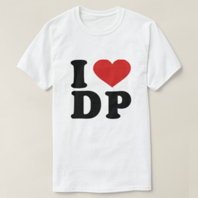 CAMISETA ME ENCANTA EL DP (Diseño del anverso)