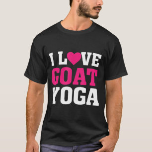 Camiseta Me encanta el ejercicio de meditación de yoga de l