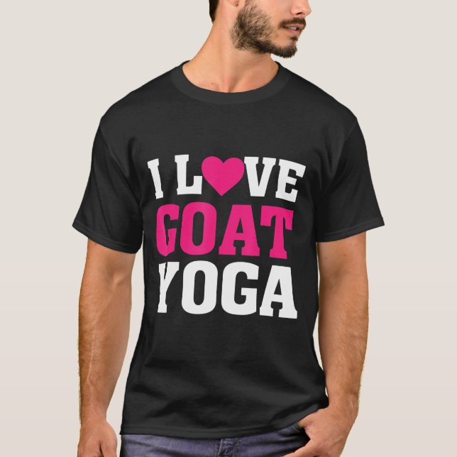 Camiseta Me encanta el ejercicio de meditación de yoga de l (Anverso)