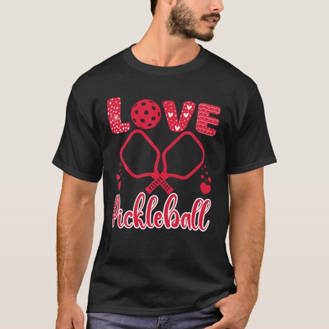 Camiseta Me encanta el El día de San Valentín de pellebol I (Anverso)