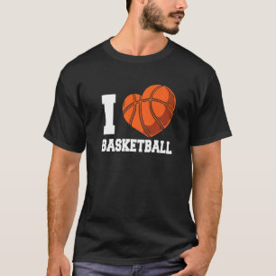 Camiseta Me encanta el equipo de entrenadores de baloncesto