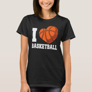 Camiseta Me encanta el equipo de entrenadores de baloncesto