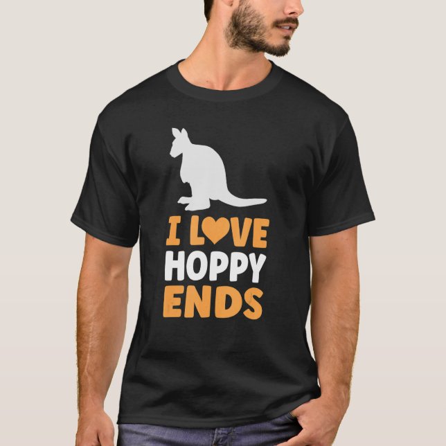 Camiseta Me Encanta El Fin De La Adormidera Por Un Wallaby (Anverso)
