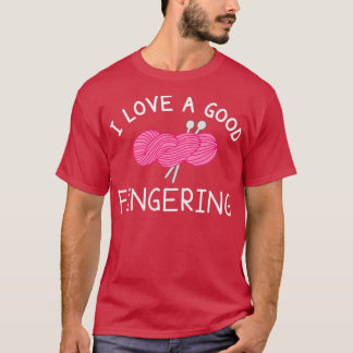 Camiseta Me encanta el fingering Knitting