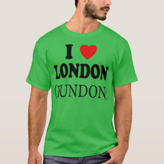 Camiseta me encanta el fundon londres