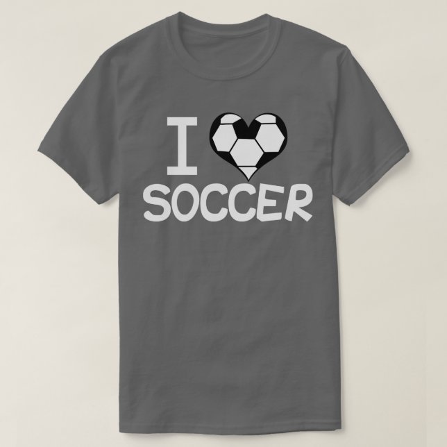 Camiseta Me encanta el fútbol (Diseño del anverso)