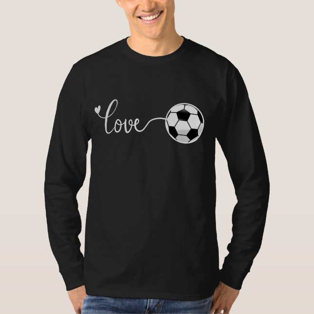 Camiseta Me encanta el fútbol (Anverso)