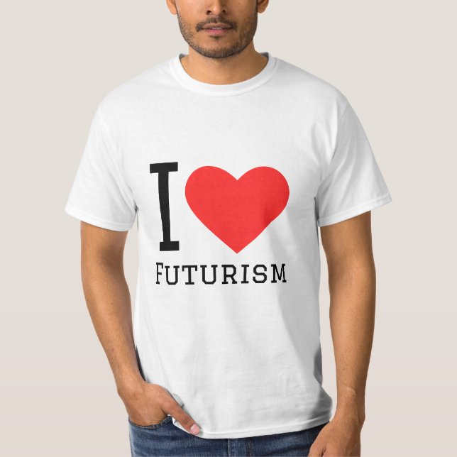 Camiseta Me encanta el futurismo (Anverso)