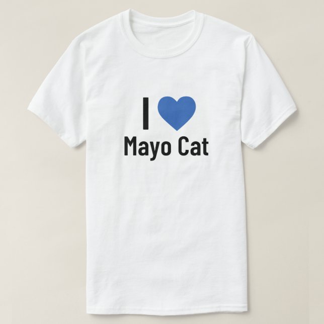 Camiseta me encanta el gato de mayo (Diseño del anverso)