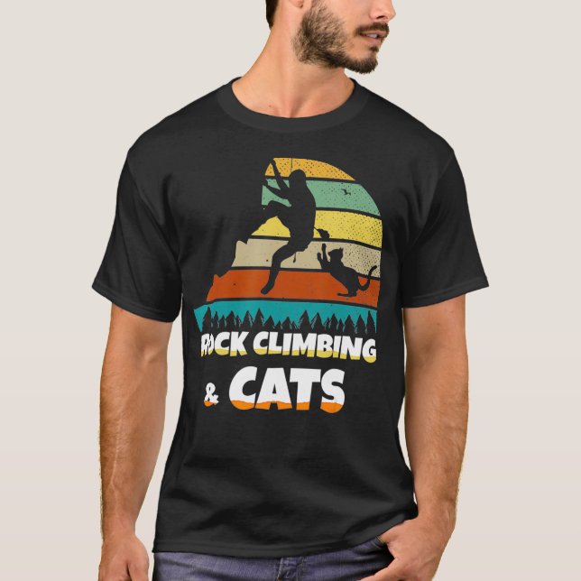 Camiseta Me encanta el gato montañoso de los gatos de escal (Anverso)