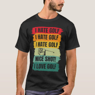Camiseta Me Encanta El Golf Golf Jugador Golfer Coach Sport