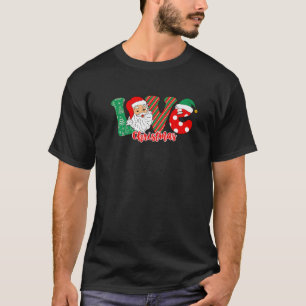 Camiseta ME ENCANTA El gracioso Papá Noel Navidades de fami
