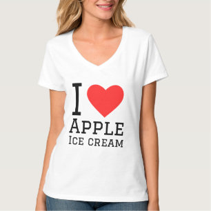 Camiseta Me encanta el helado de Apple
