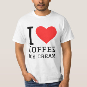 Camiseta Me encanta el helado de café