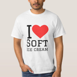 Camiseta Me encanta el helado suave