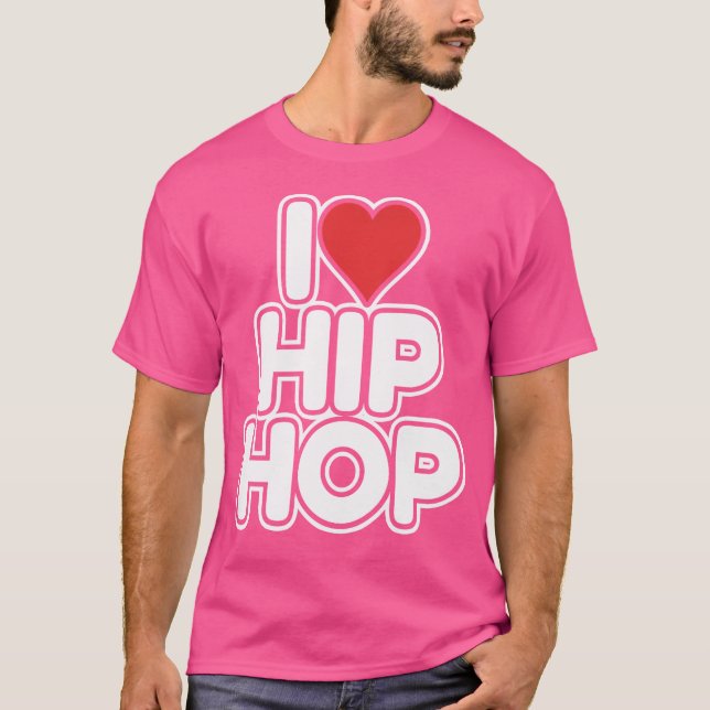Camiseta Me encanta el hip hop (Anverso)