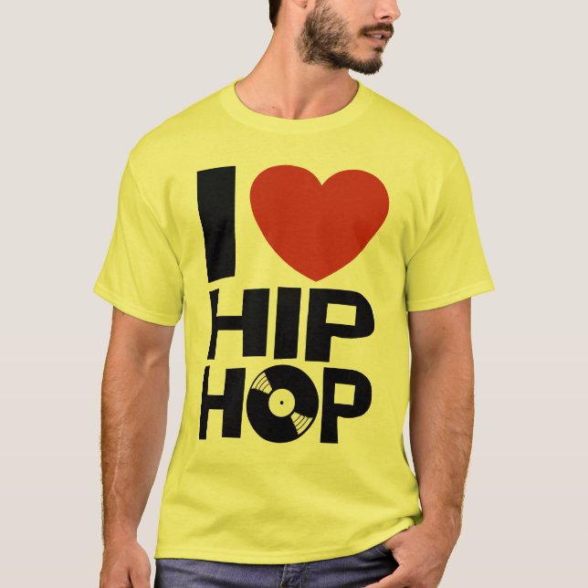 Camiseta Me encanta el hip hop (Anverso)
