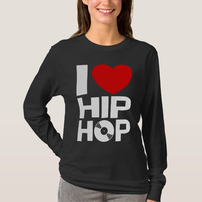 Camiseta Me encanta el hip hop (Anverso)