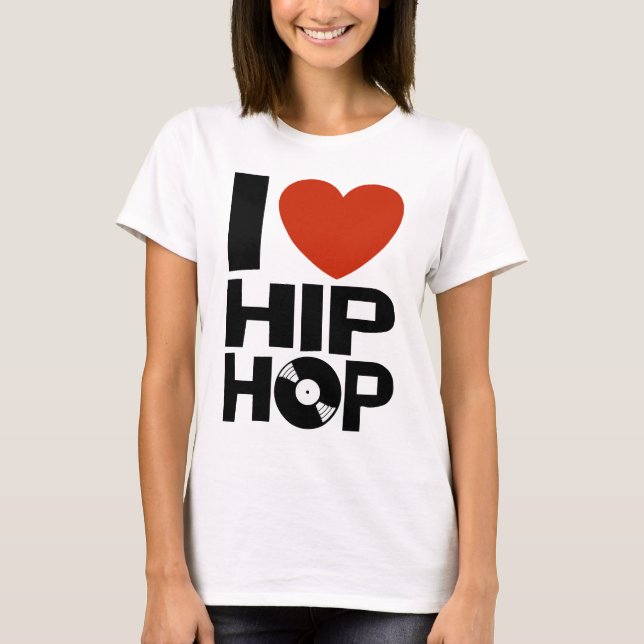 Camiseta Me encanta el hip hop (Anverso)