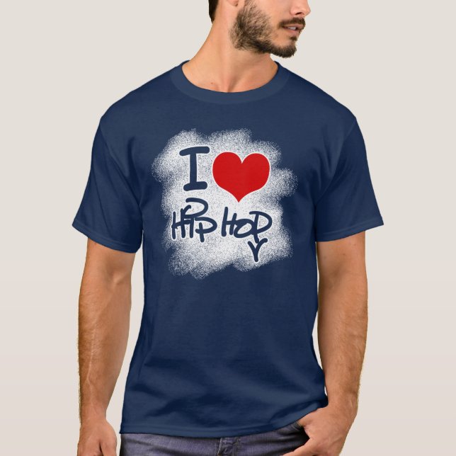 Camiseta Me encanta el hip hop (Anverso)