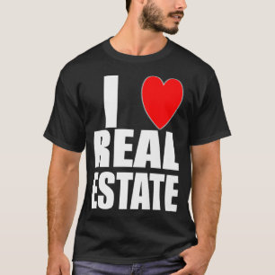 Camiseta Me Encanta El Inversor Inmobiliario Agente Broker 