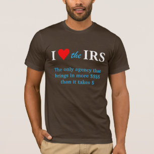 Camiseta Me encanta el IRS